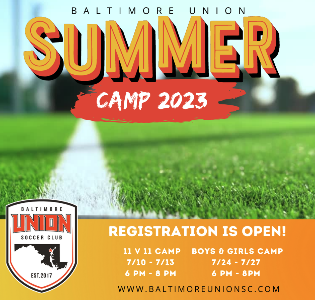 Summer Camps Baltimore Union SC